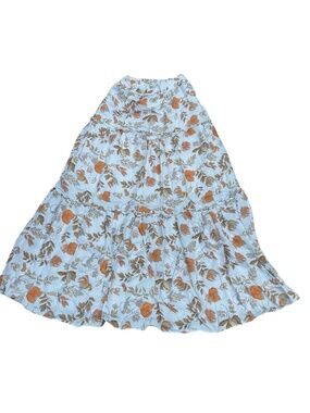 Steven Wonders Midi Skirt Size S Small Floral Beach